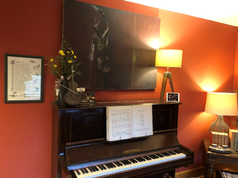 Piano in lounge